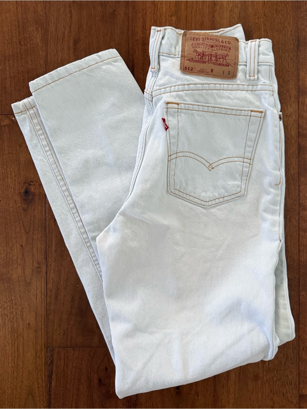 Vintage 1994 Levi’s 512 High Rise Slim Taper Jeans Made in USA 5 Short